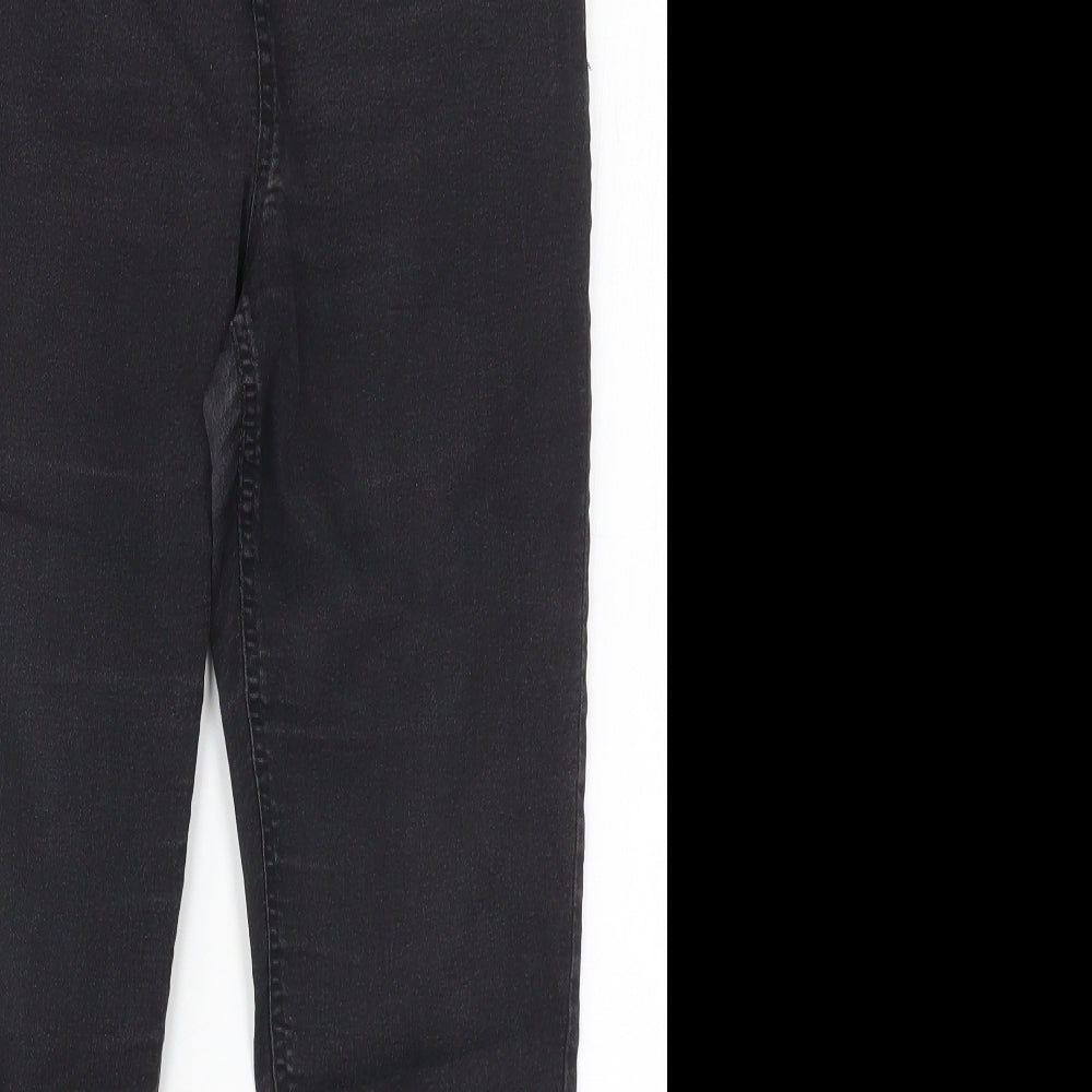 Marks and Spencer Womens Black  Cotton Jegging Jeans Size 12 L27 in Regular