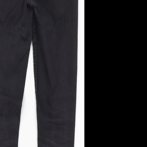 Marks and Spencer Womens Black  Cotton Jegging Jeans Size 12 L27 in Regular