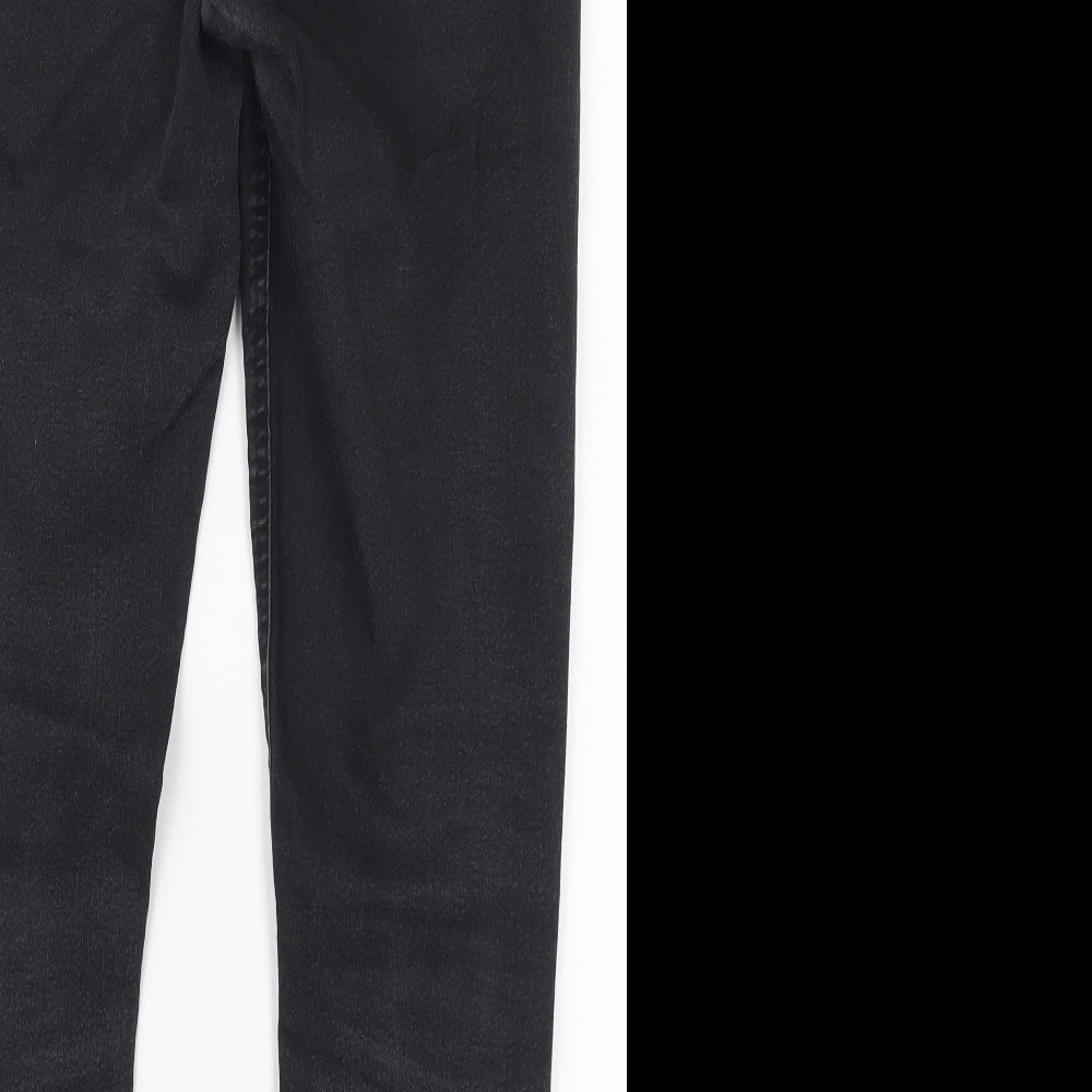 Marks and Spencer Womens Black  Cotton Jegging Jeans Size 12 L27 in Regular