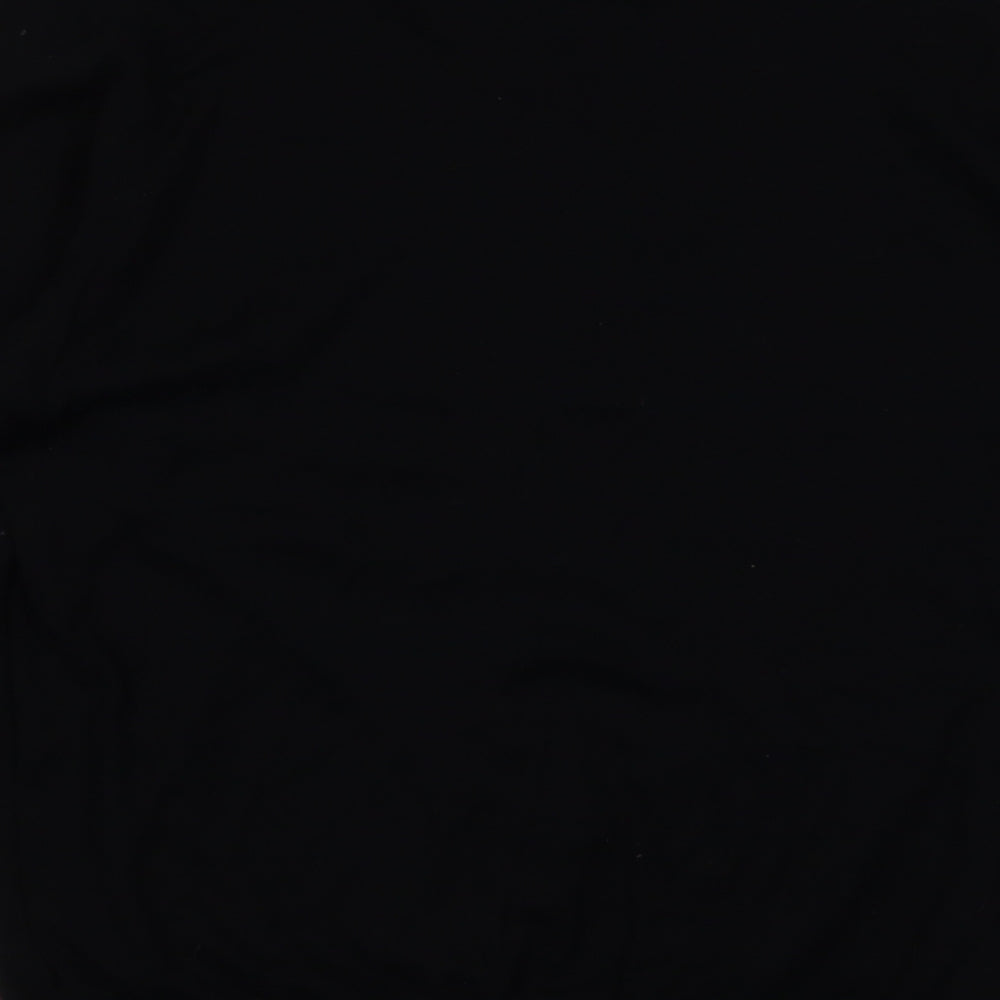 Matalan Mens Black V-Neck  Cotton Pullover Jumper Size L