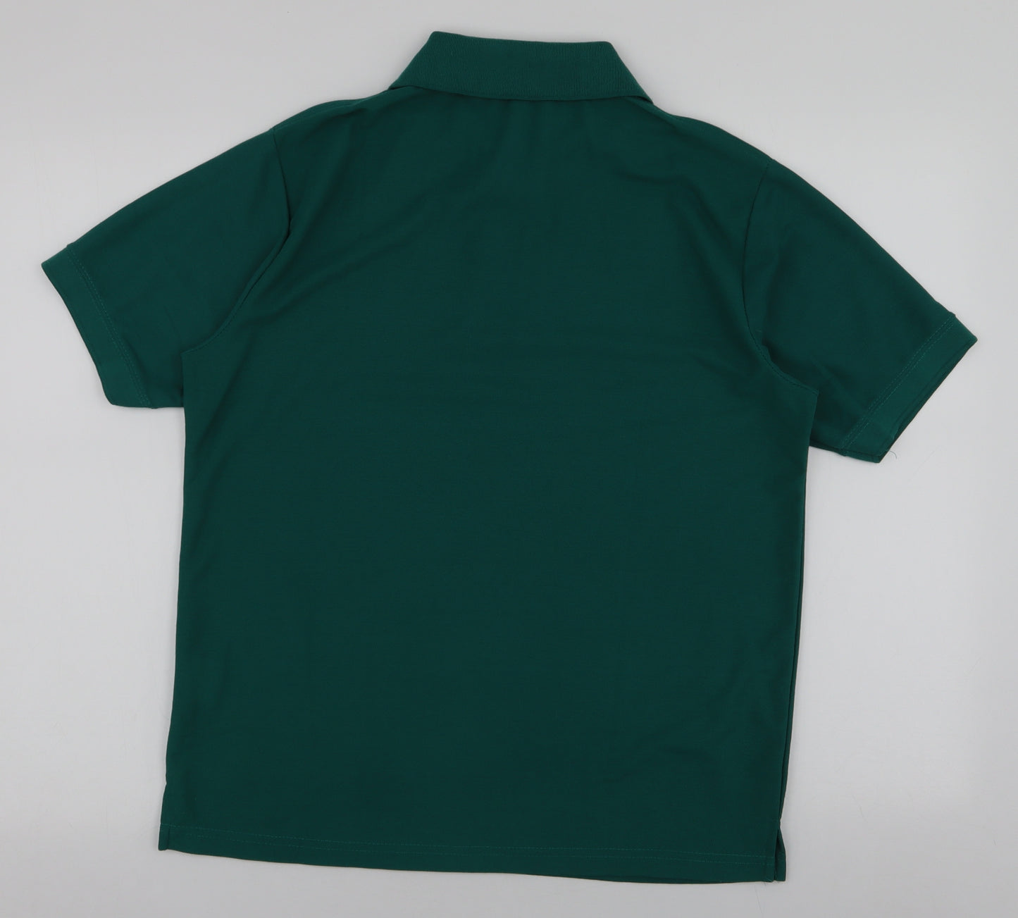Urban Heritage Mens Green  Polyester  Polo Size S Collared Button