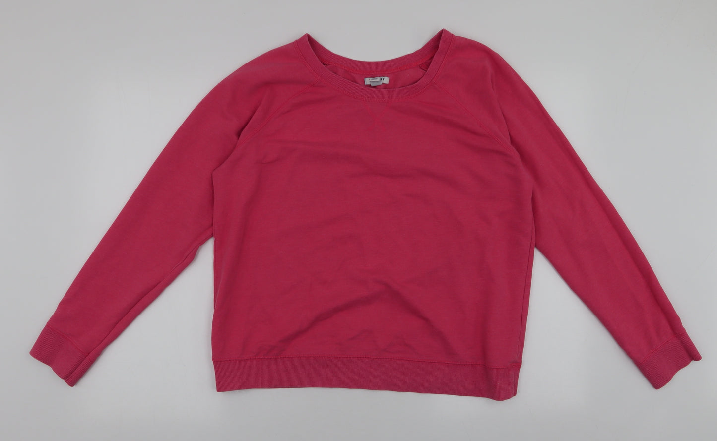 Old Navy Womens Pink  Cotton Pullover Sweatshirt Size L  Pullover