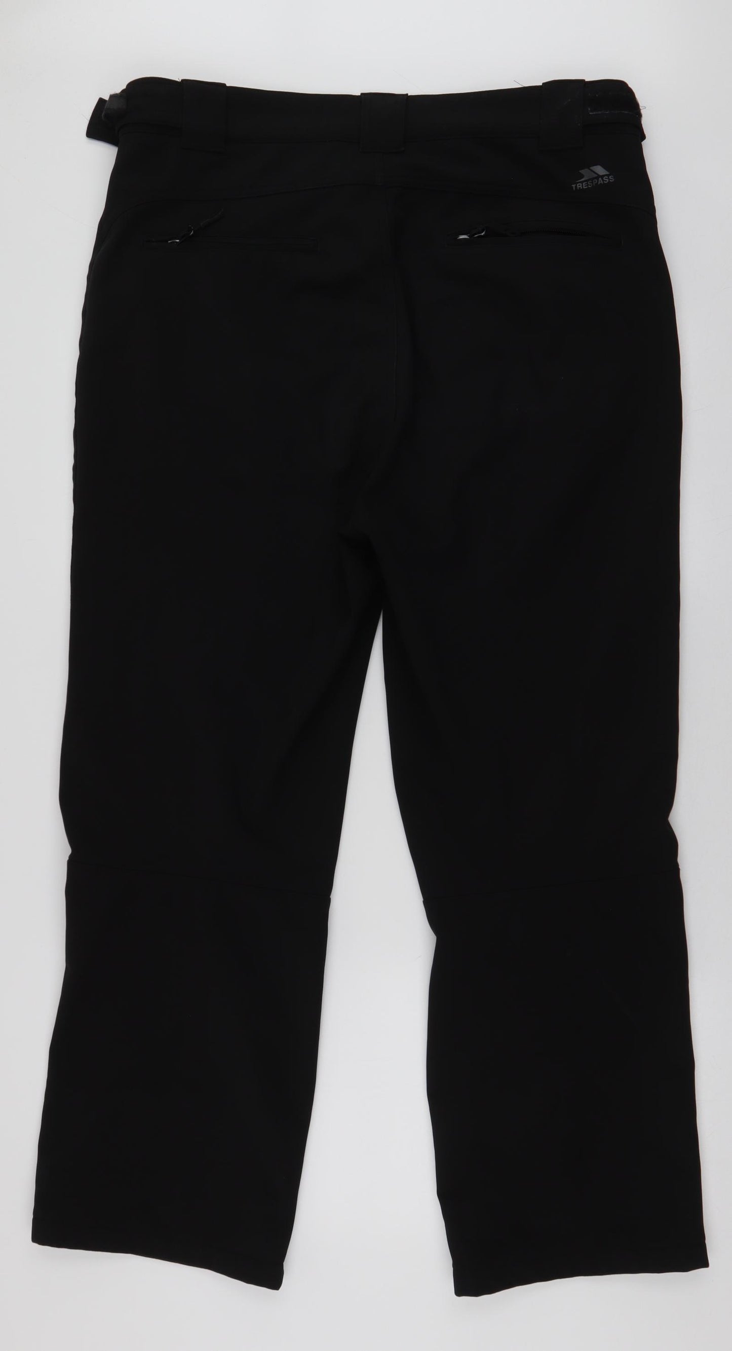 Trespass Mens Black  Polyester Trousers  Size L L29 in Regular Zip