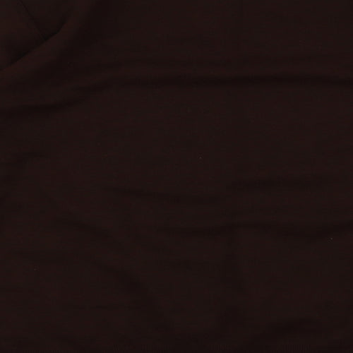 Sabri Ozel Mens Brown Round Neck Striped Polyester Pullover Jumper Size XL