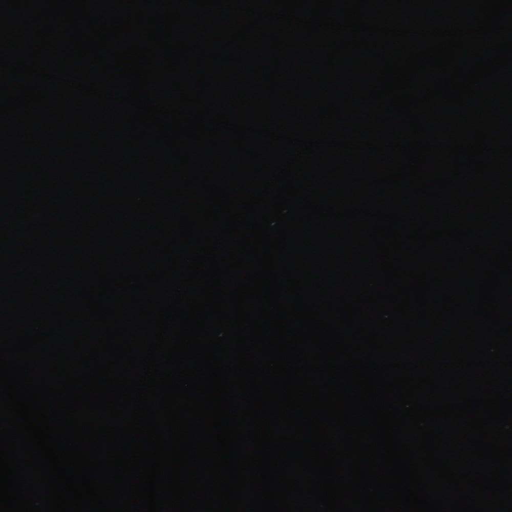 NEXT Womens Black  Linen A-Line Skirt Size 20   Zip