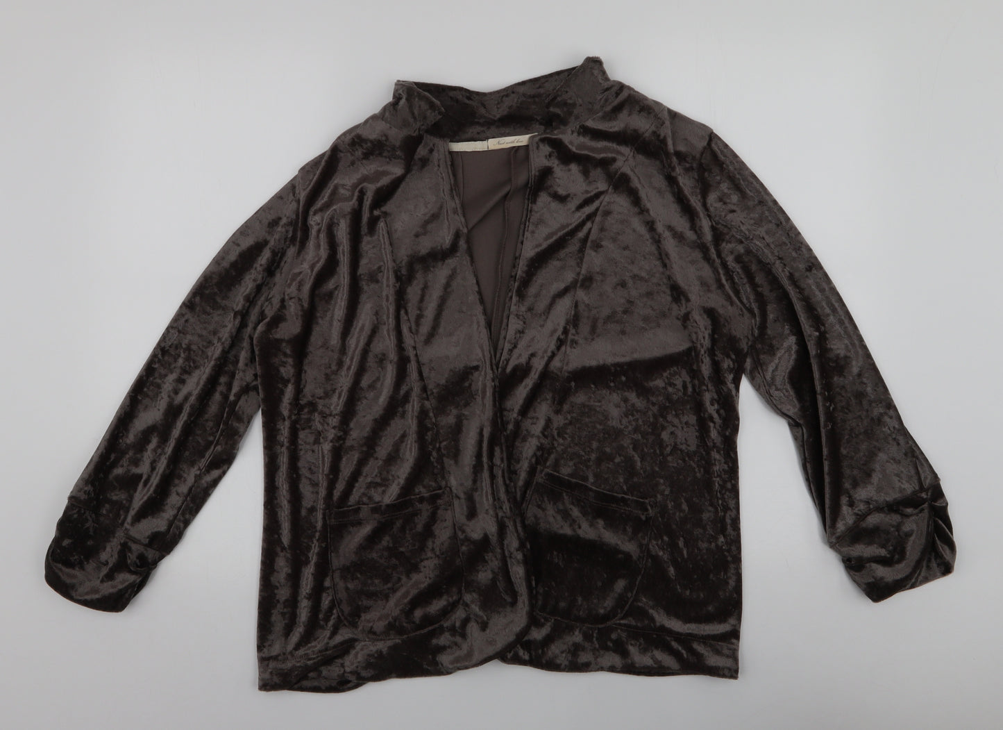 NEXT Womens Brown   Jacket Blazer Size 20