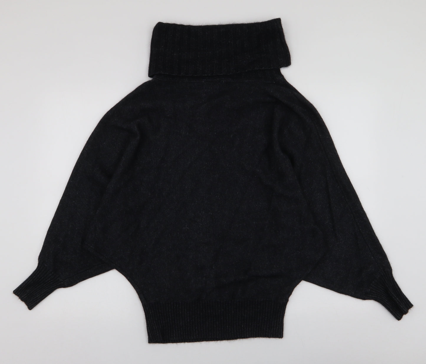 Atmosphere Womens Grey Roll Neck  Angora Pullover Jumper Size 12