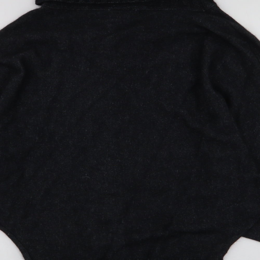 Atmosphere Womens Grey Roll Neck  Angora Pullover Jumper Size 12