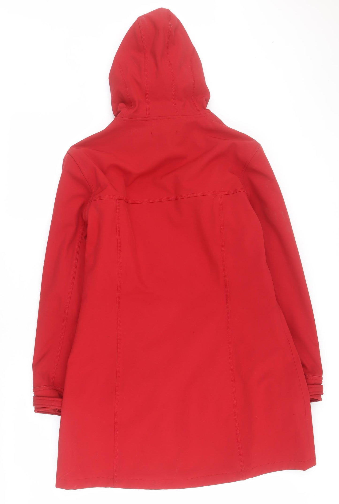 Fransa Womens Red   Rain Coat Coat Size 12  Zip