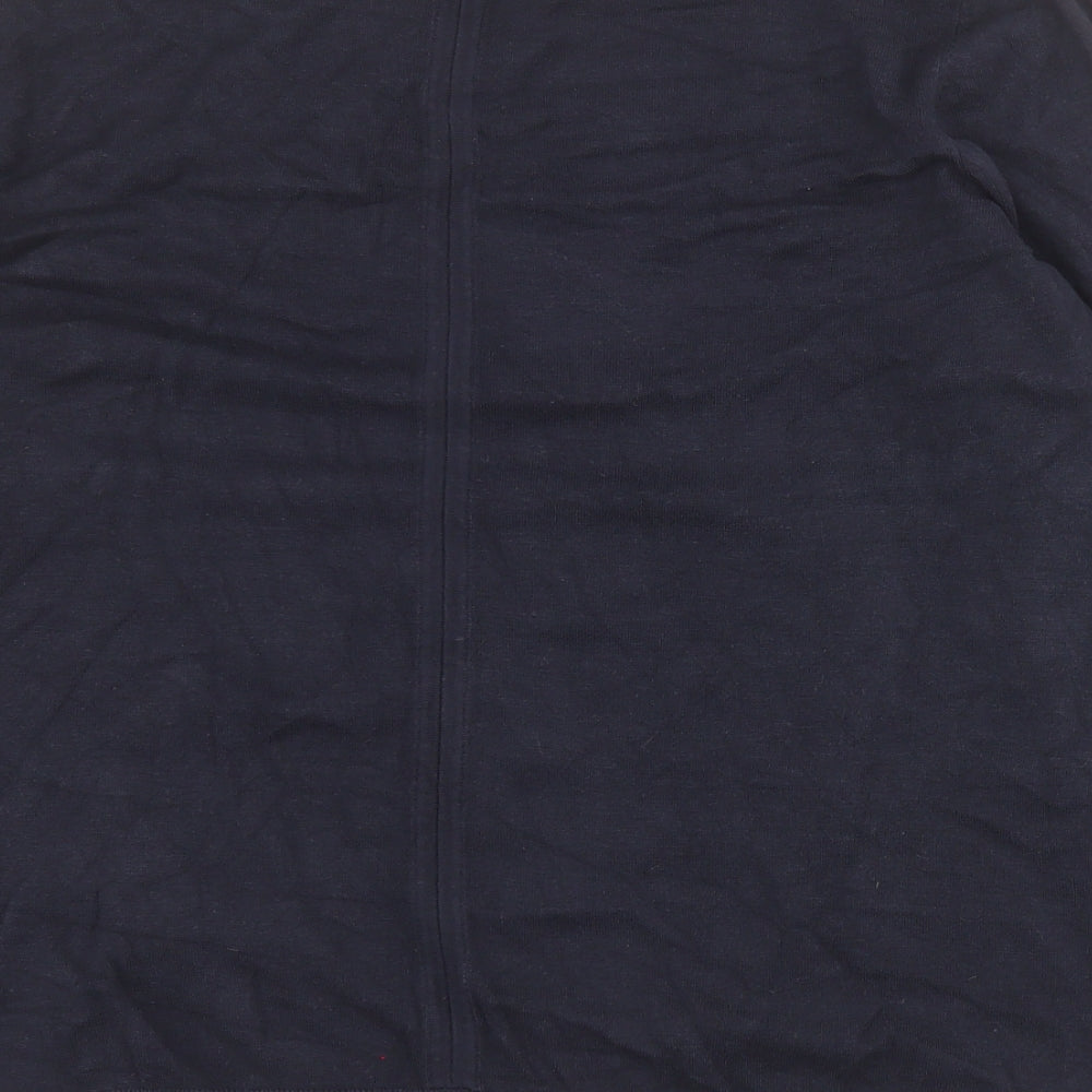 Mint Velvet Womens Blue Boat Neck  Viscose Pullover Jumper Size 18