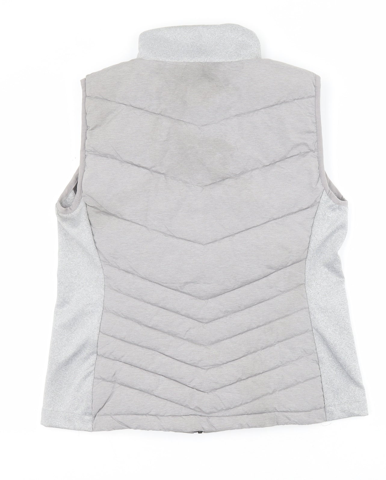 Matalan Womens Grey   Gilet Coat Size 14  Zip