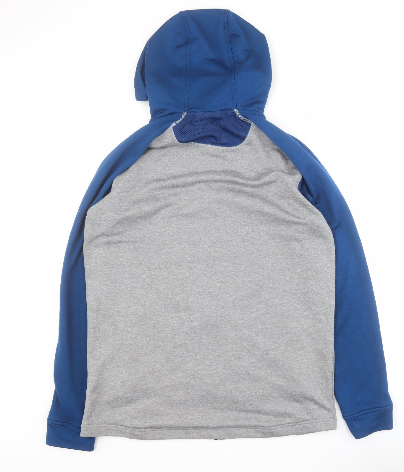 Under armour Mens Blue  Polyester Full Zip Hoodie Size M