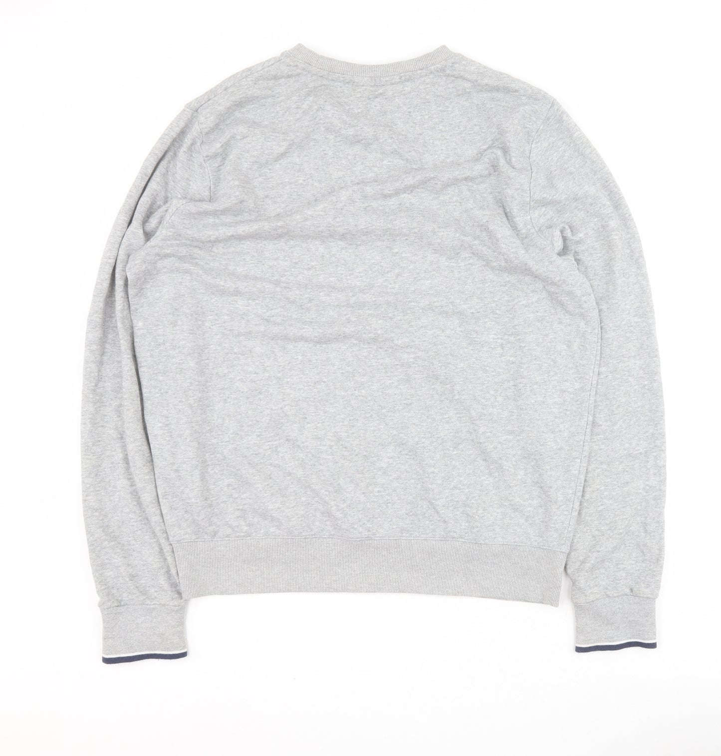 FILA Mens Grey  Cotton Pullover Sweatshirt Size M