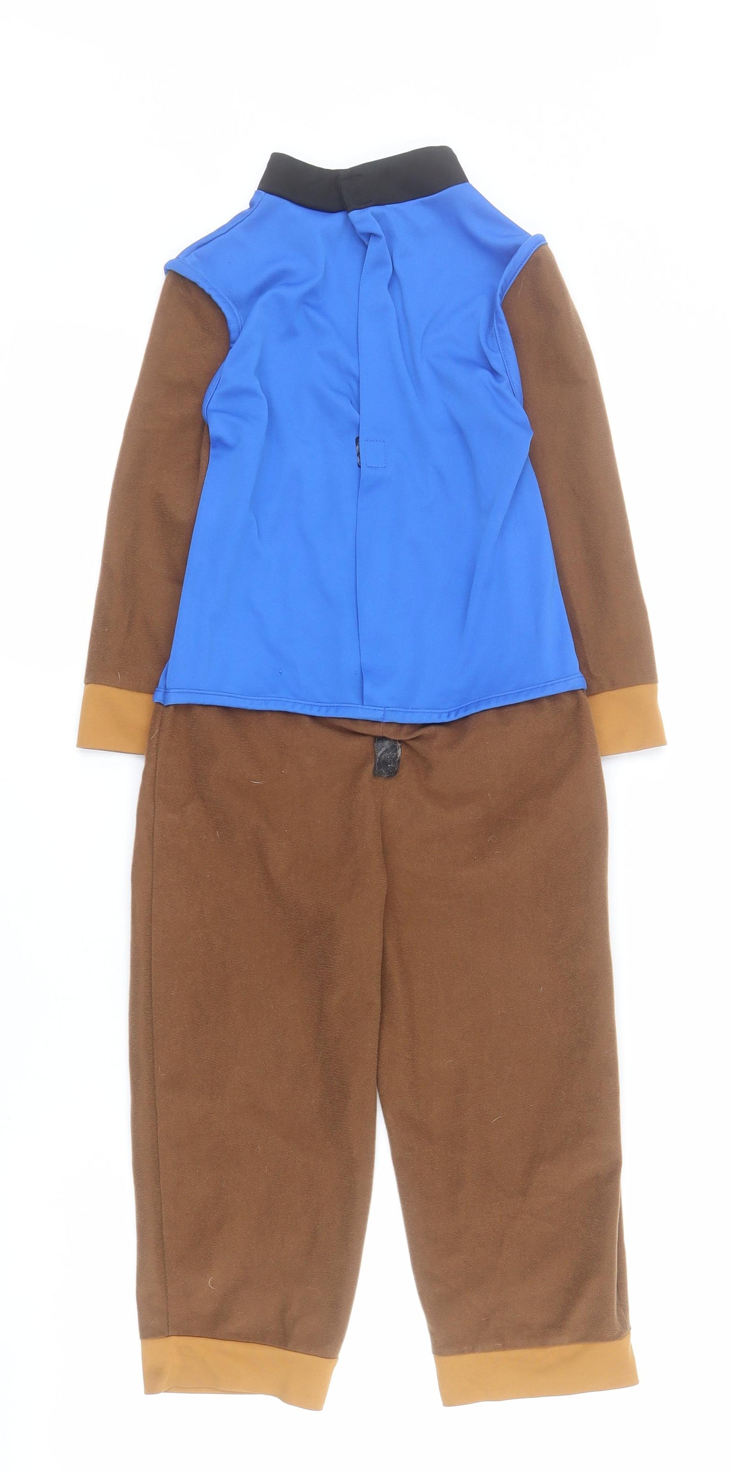 George Boys Blue  Polyester  One Piece Size 5-6 Years  Hook & Loop - Paw Patrol fancy dress