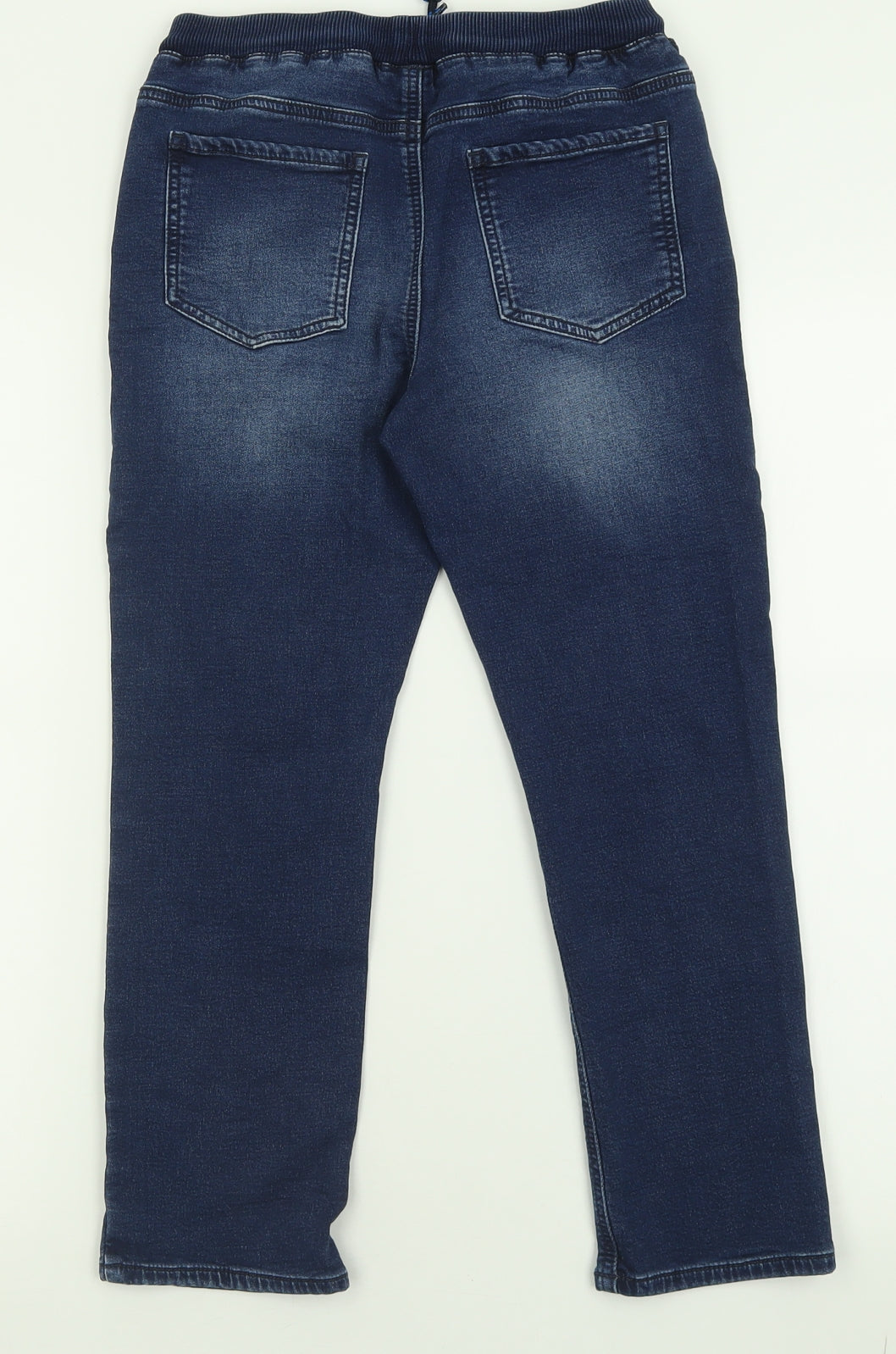 NEXT Boys Blue  Cotton Straight Jeans Size 10 Years  Regular Tie