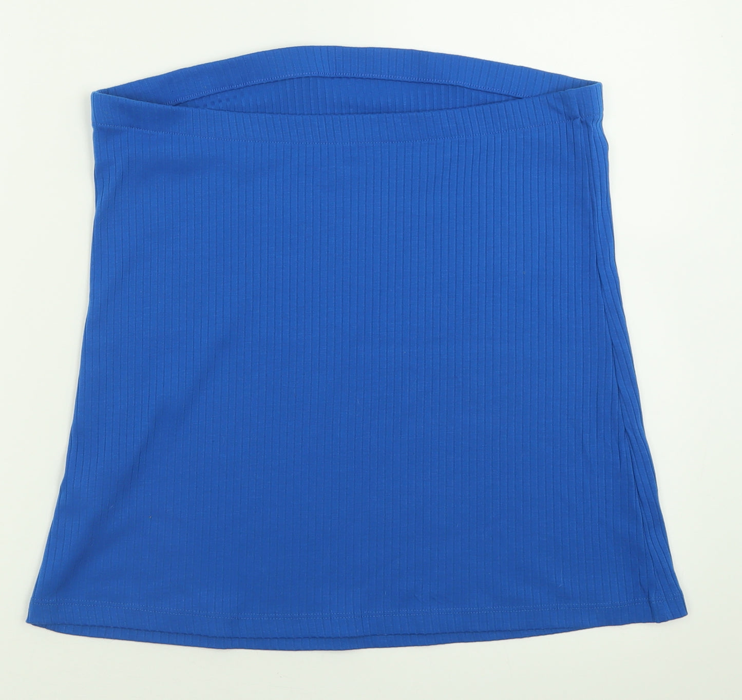 Matalan Womens Blue  Polyester Basic Tank Size 16 Off the Shoulder