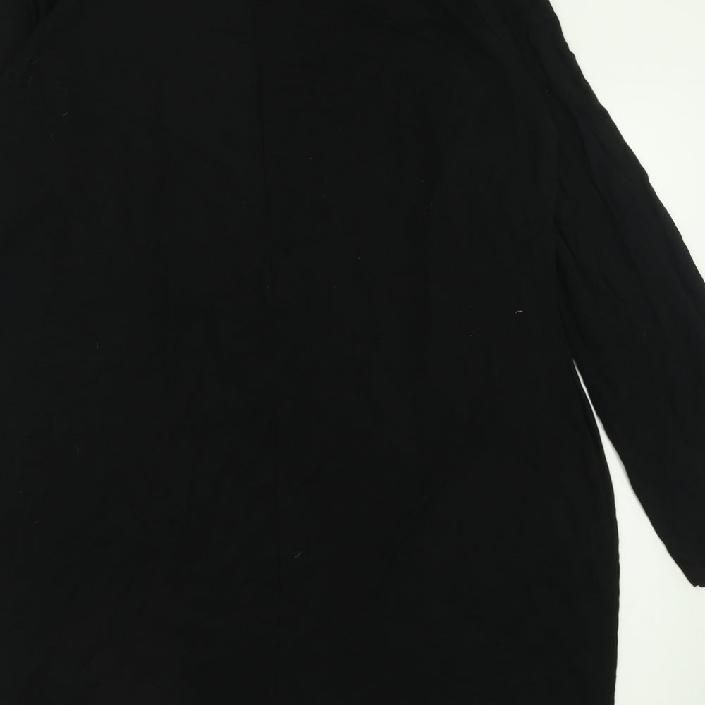 Boohoo Womens Black  Viscose A-Line  Size 24  Crew Neck Pullover - halloween