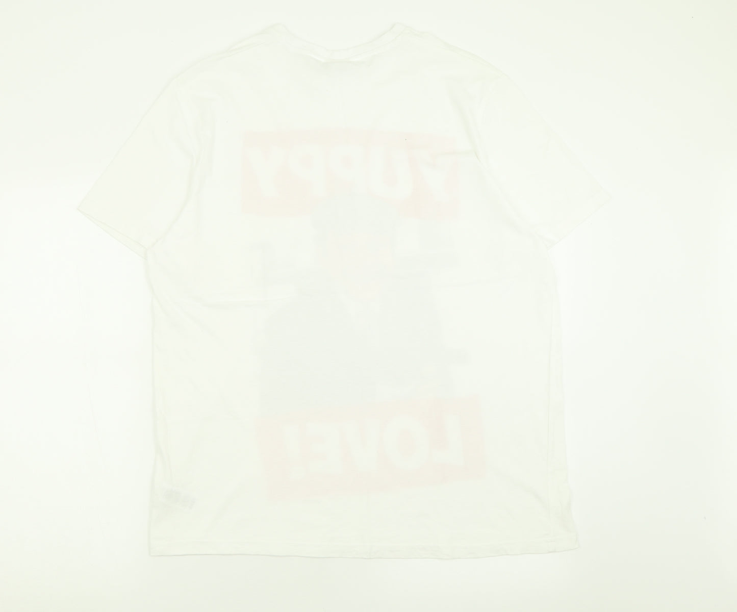 F&F Mens White  Cotton  T-Shirt Size XL Crew Neck  - only fools and horses