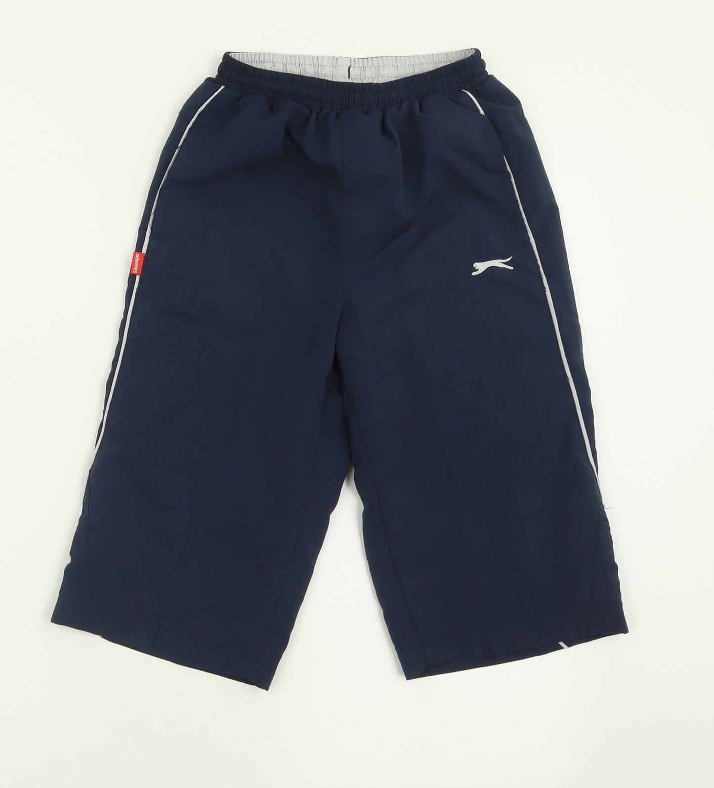 Slazenger Boys Blue  Polyester Bermuda Shorts Size 7-8 Years  Regular Tie