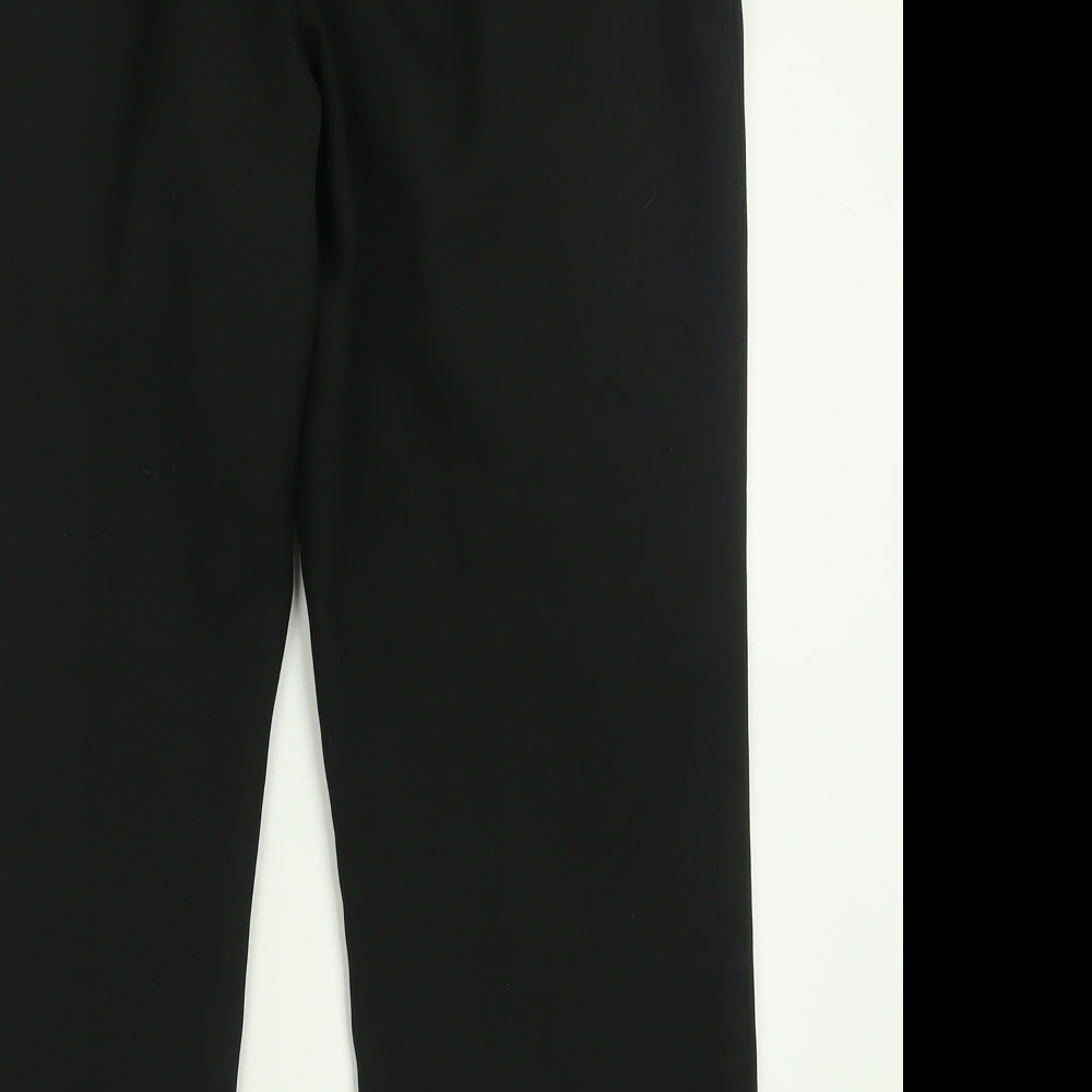 Marks and Spencer Womens Black  Polyester Trousers  Size 16 L27 in Regular