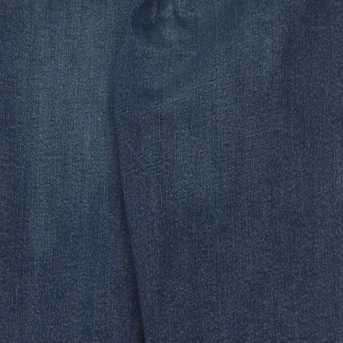 Topshop Womens Blue  Cotton Skinny Jeans Size 28 L32 in Regular Button