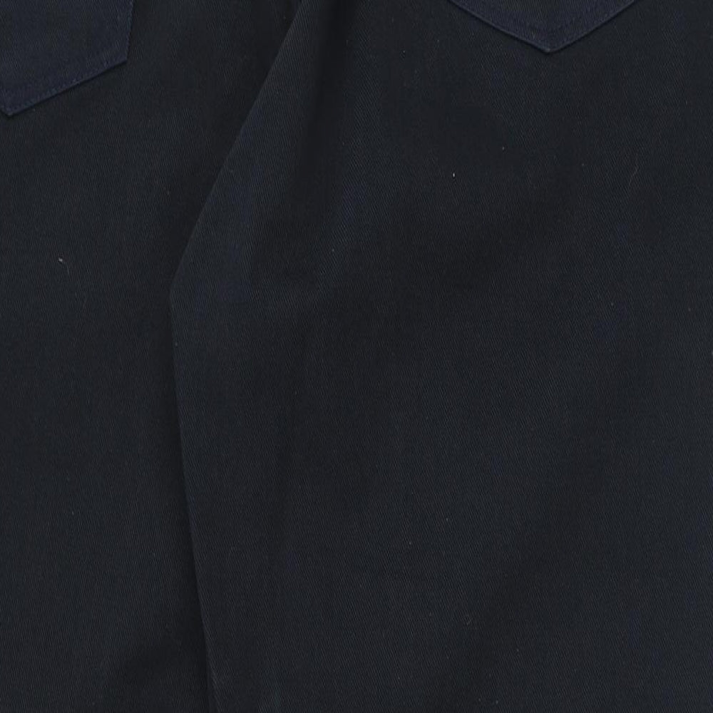 Signature by Levi Strauss & Co. Mens Blue  Cotton Straight Jeans Size 32 L30 in Regular Button