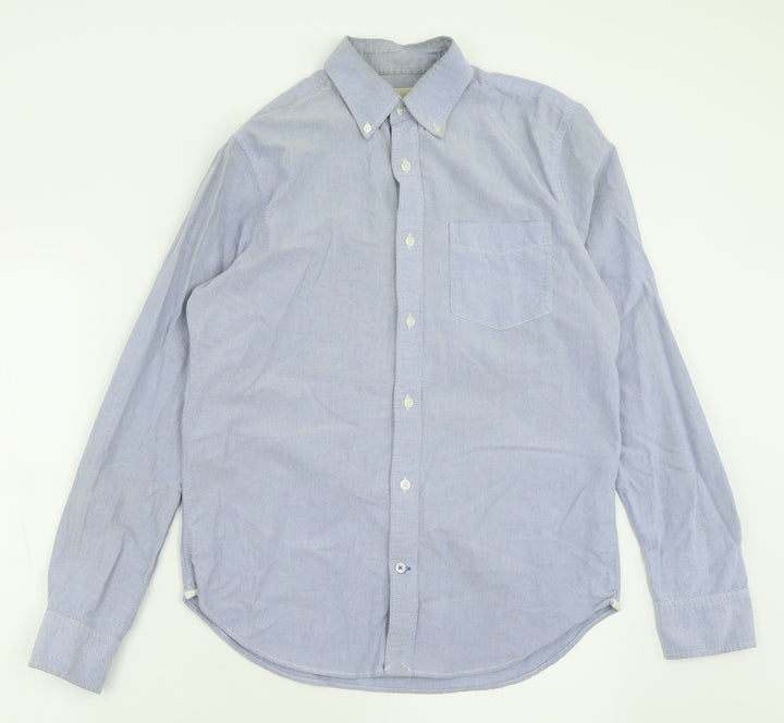 Gap Mens Black  Cotton  Button-Up Size S Collared Button