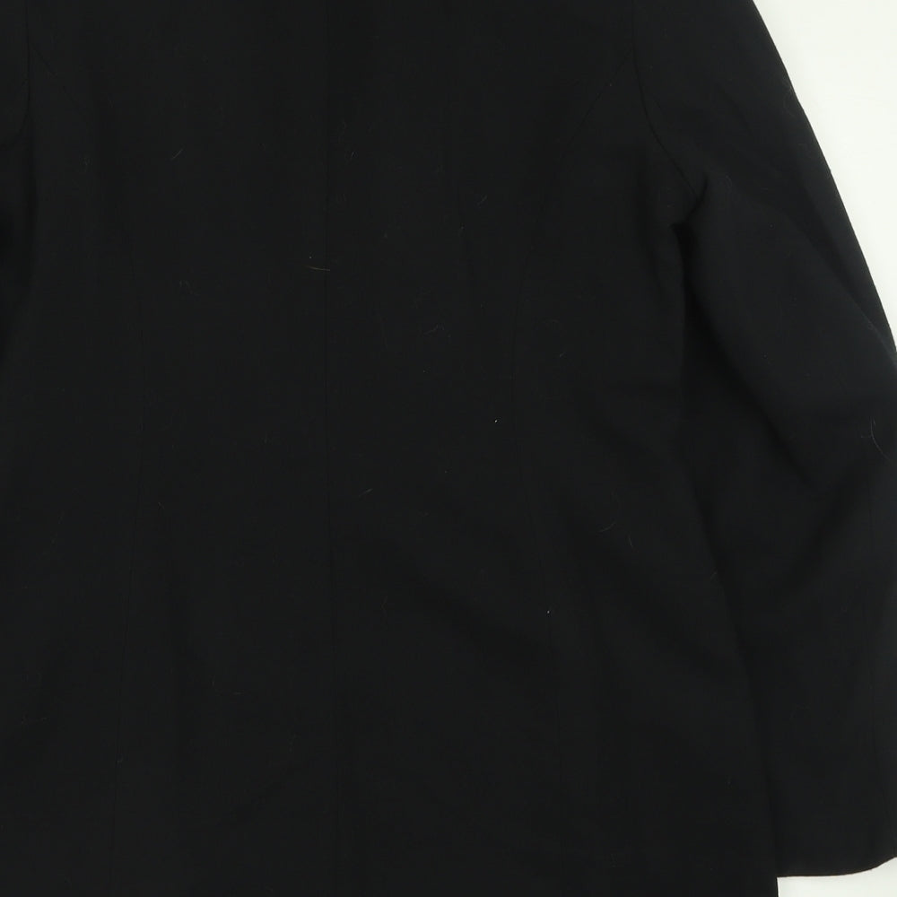 BHS Womens Black   Jacket Blazer Size 12  Button