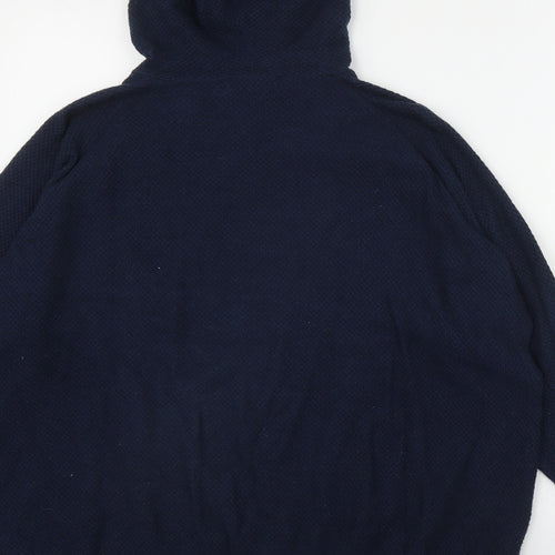 Marks and Spencer Womens Blue  Viscose Pullover Hoodie Size L  Pullover