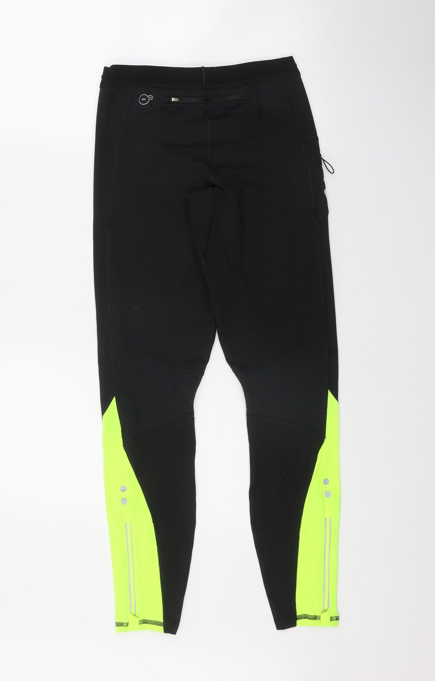 PUMA Mens Black  Polyester Jogger Leggings Size M L31 in Regular Drawstring