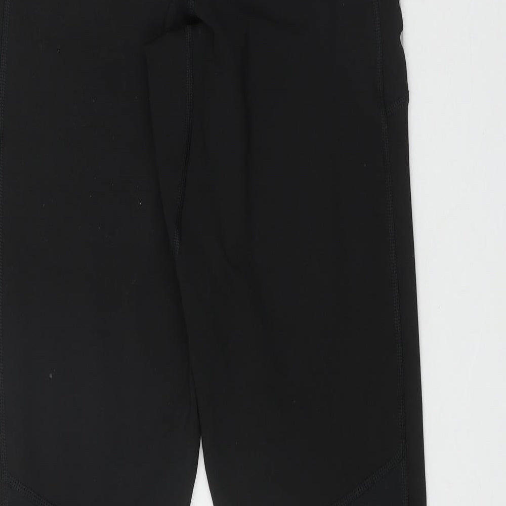 PUMA Mens Black  Polyester Jogger Leggings Size M L31 in Regular Drawstring