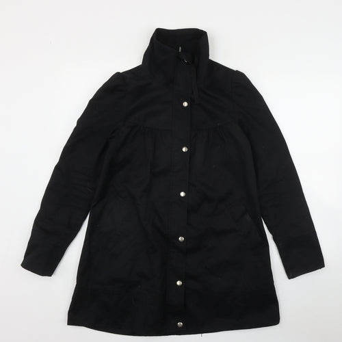 H&M Womens Black   Jacket  Size 8  Snap