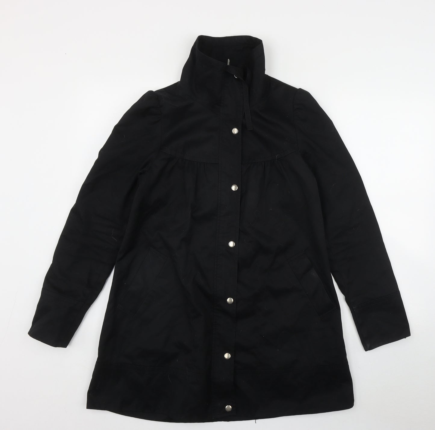 H&M Womens Black   Jacket  Size 8  Snap