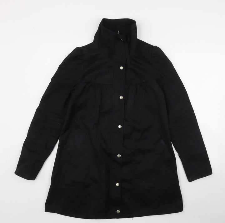 H&M Womens Black   Jacket  Size 8  Snap