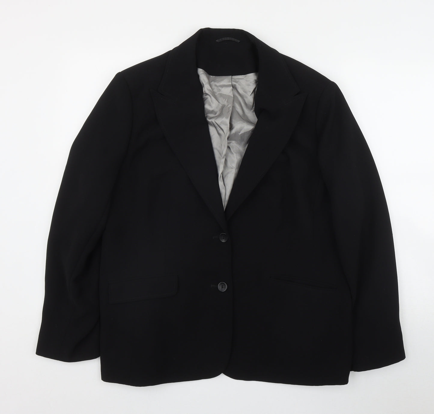 Berkertex Womens Black   Jacket Blazer Size 20  Button