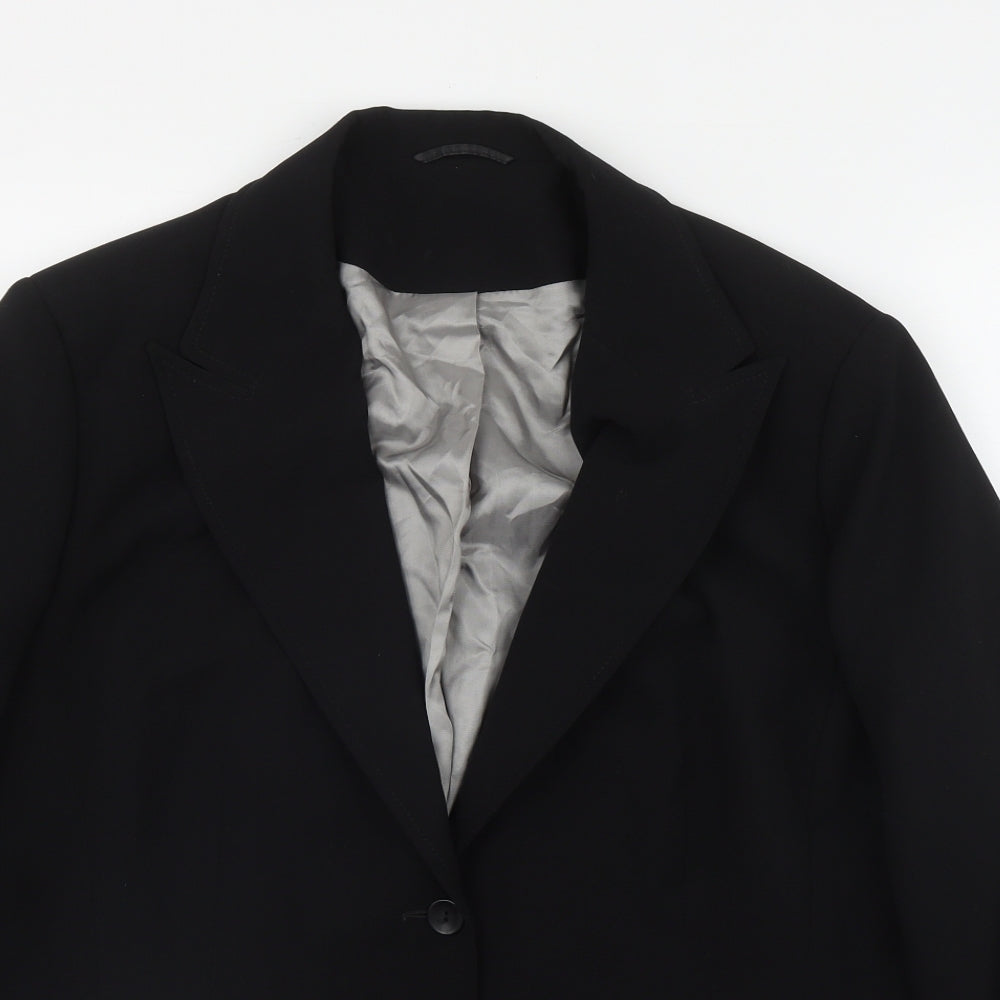Berkertex Womens Black   Jacket Blazer Size 20  Button