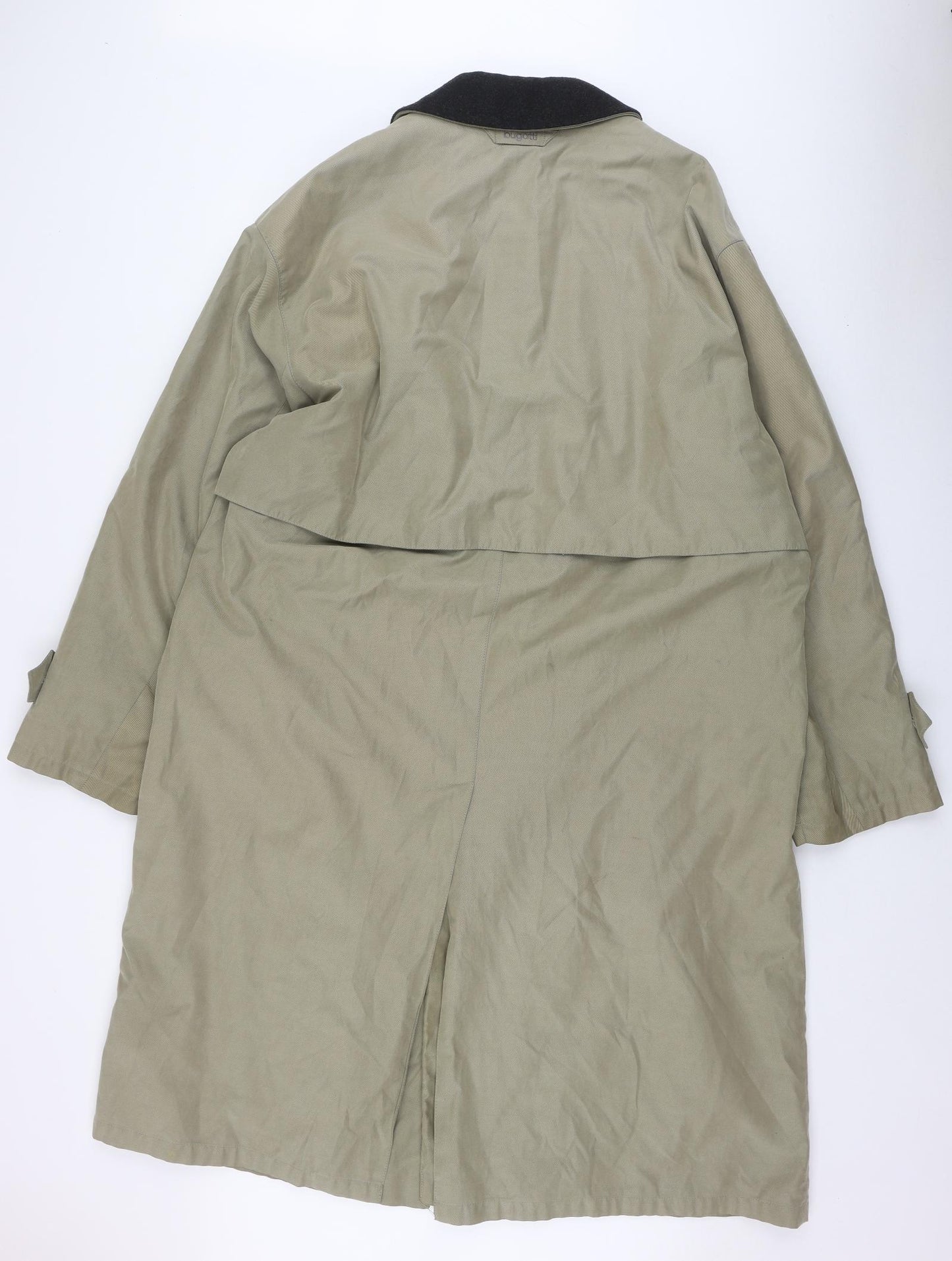 Bugatti Mens Beige   Overcoat Coat Size 46  Button