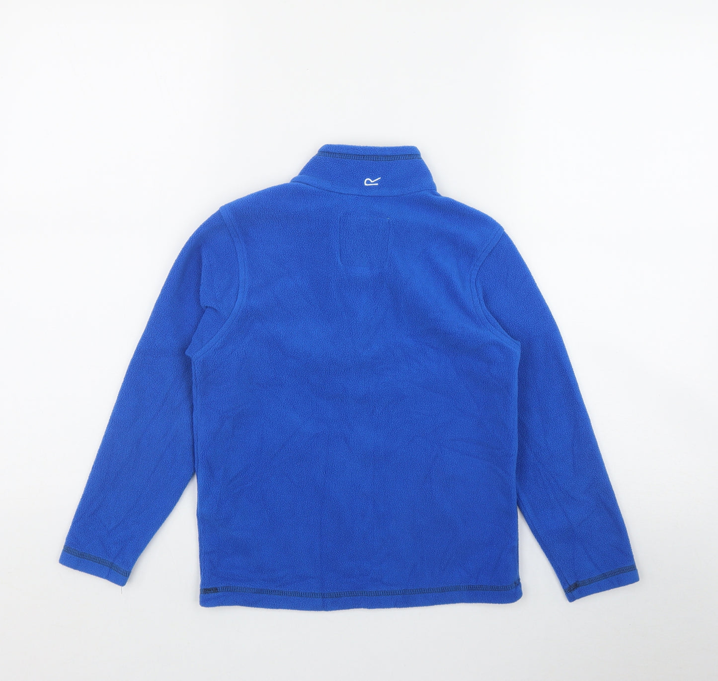Regatta Boys Blue  Polyester Pullover Sweatshirt Size 7-8 Years  Zip