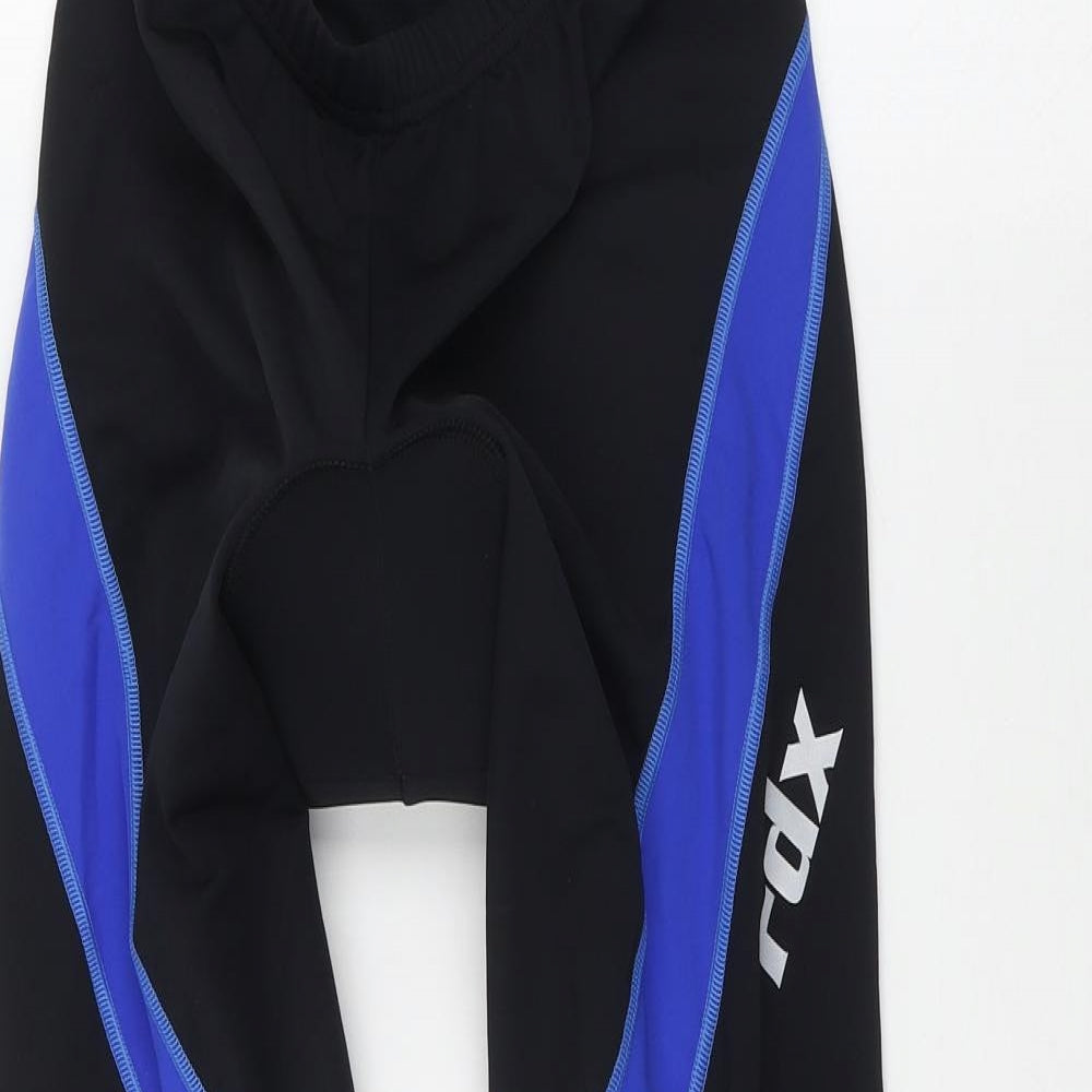 Super Roubaix Mens Black  Polyamide Compression Leggings Size M L29 in Regular