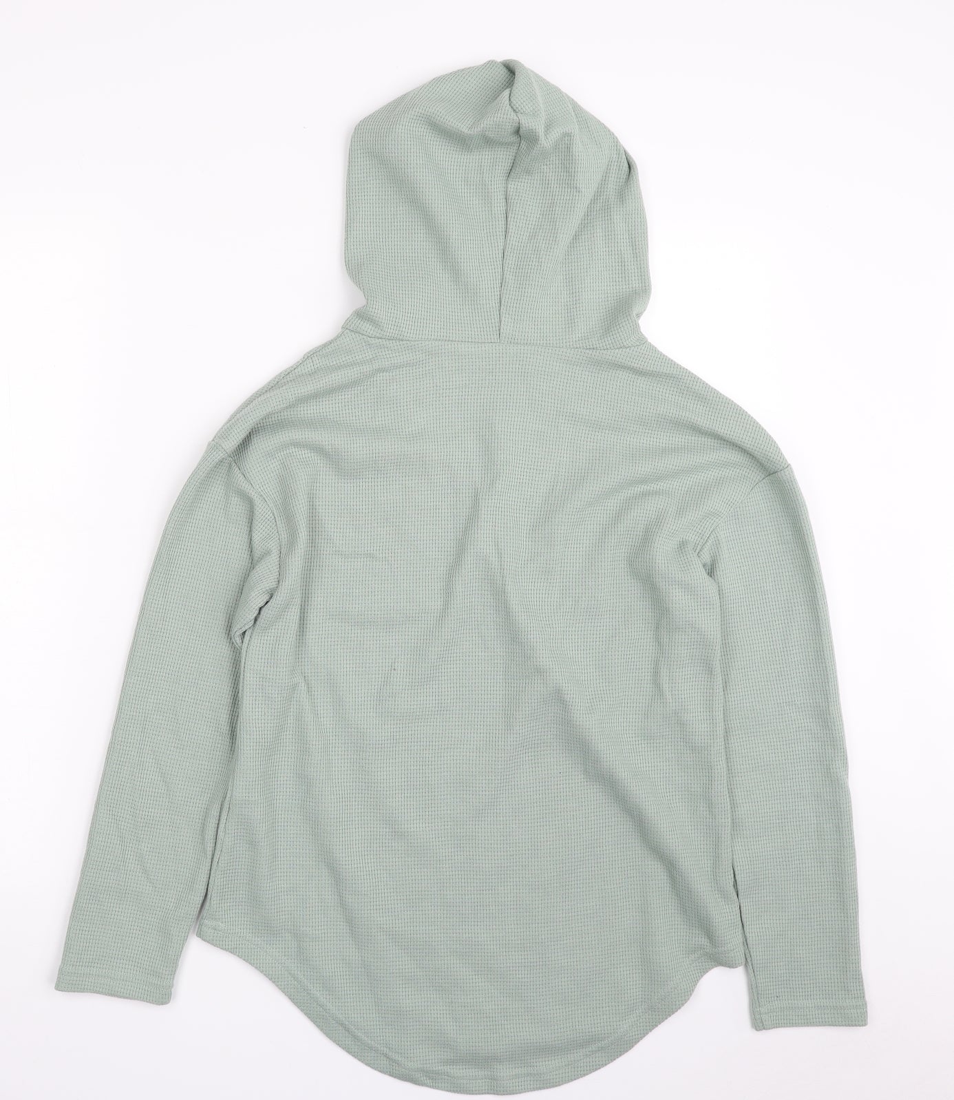 SheIn Womens Green  Polyester Pullover Hoodie Size 10  Pullover