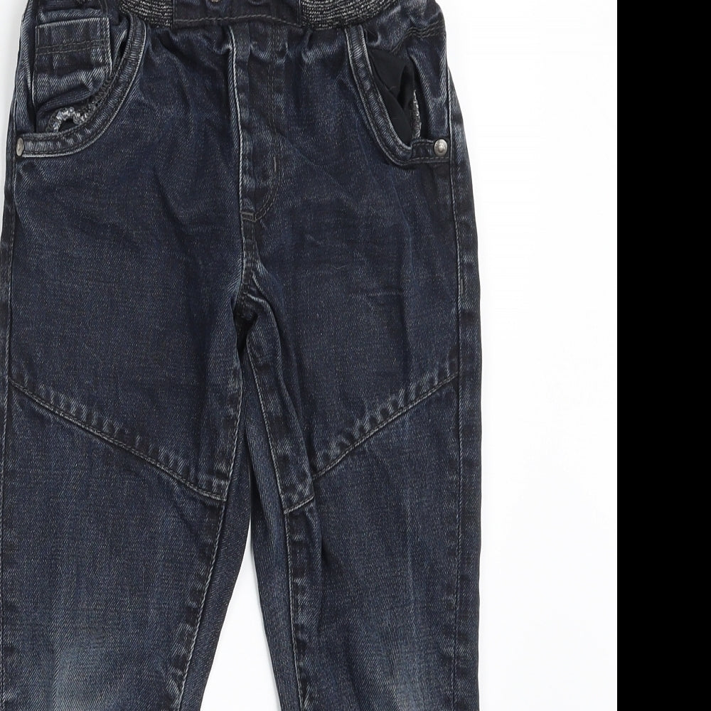 George Boys Blue  100% Cotton Straight Jeans Size 6-7 Years  Regular