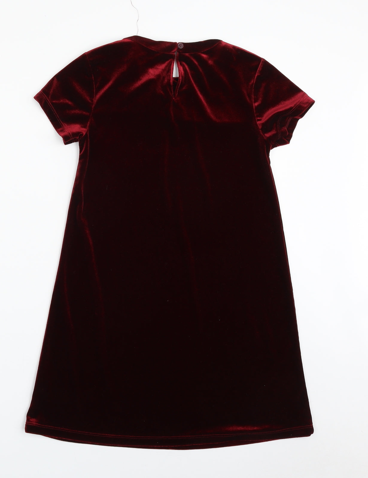 NEXT Girls Red  Polyester A-Line  Size 9 Years  Scoop Neck Pullover