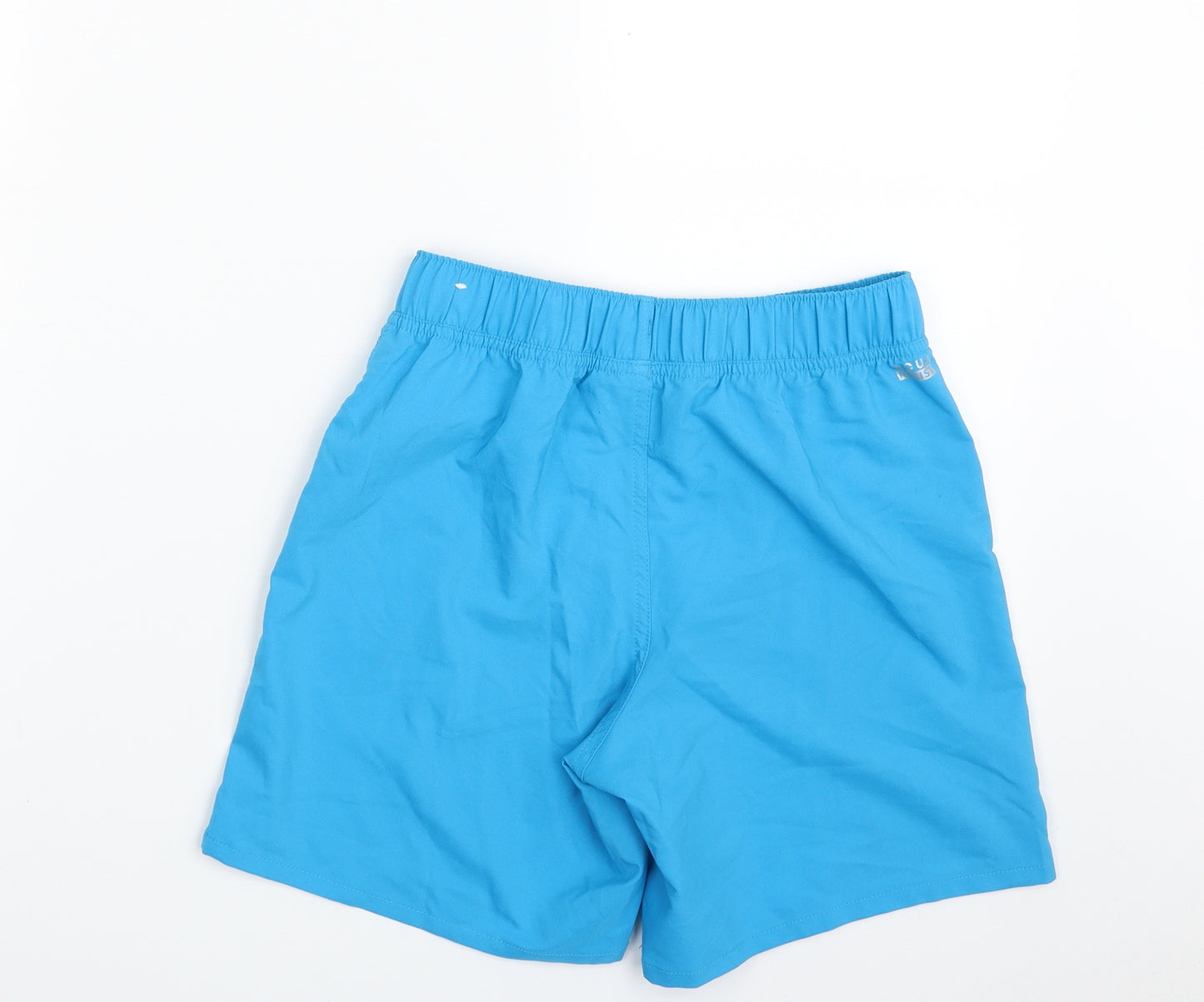 Nabaiji Boys Blue  100% Polyester Sweat Shorts Size 10-11 Years  Regular Drawstring