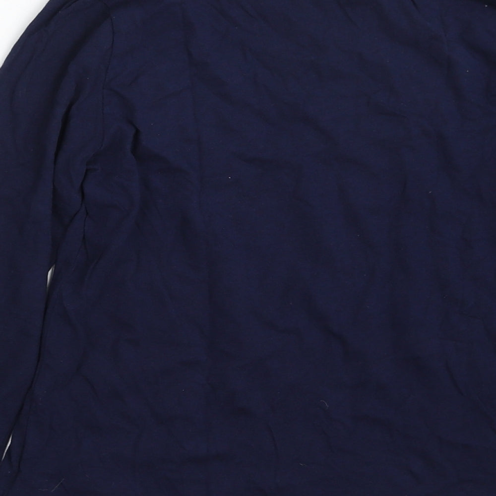 Gap Boys Blue  100% Cotton Pullover T-Shirt Size 8-9 Years Crew Neck Pullover