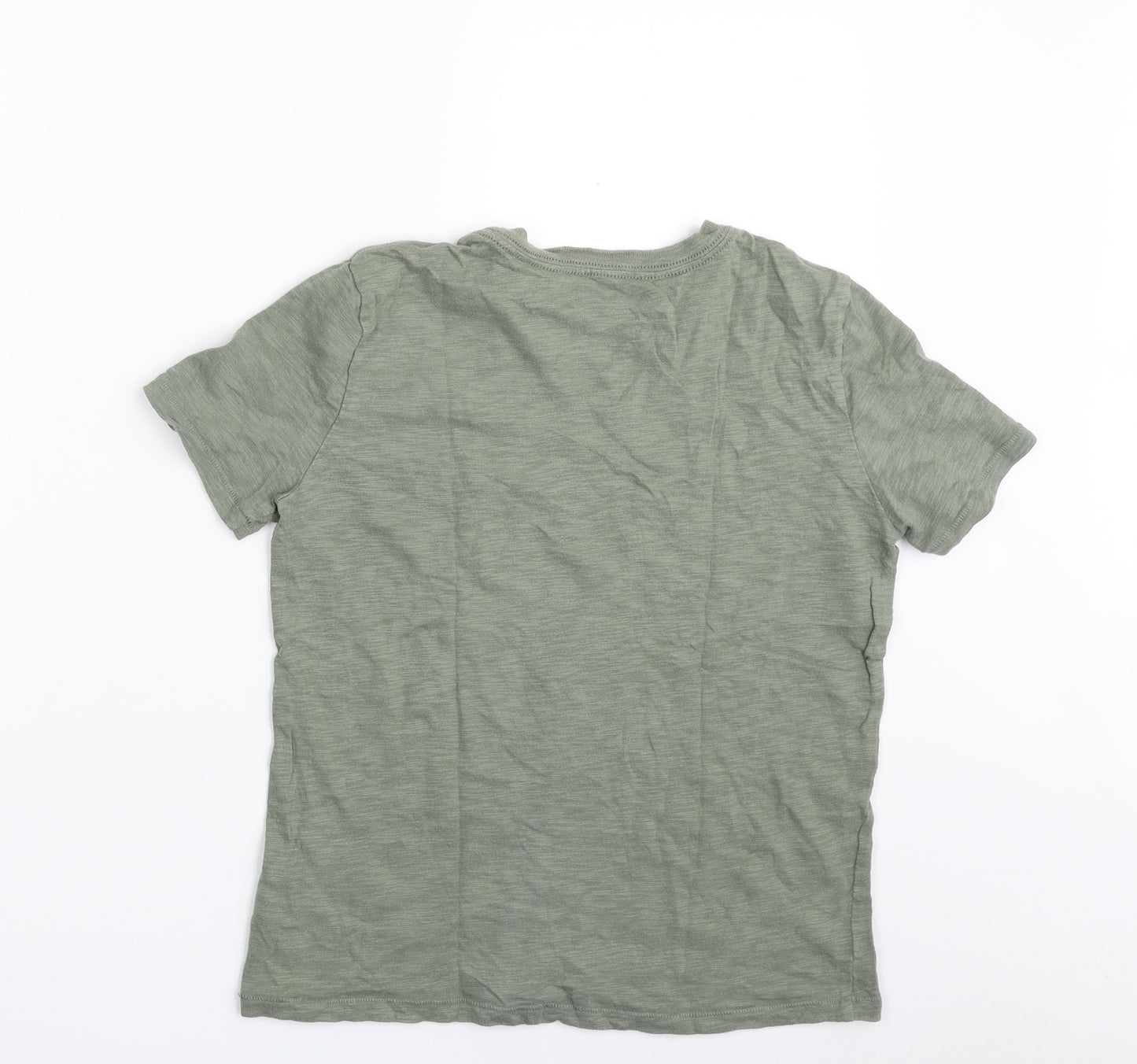 Gap Boys Green  100% Cotton Pullover T-Shirt Size 10-11 Years Crew Neck Pullover - MARVEL