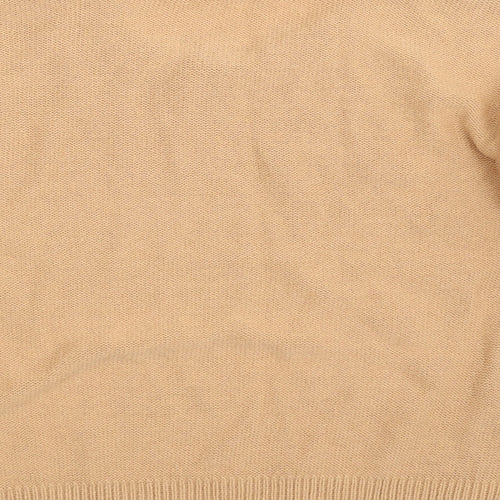 Brave Soul Womens Brown Crew Neck  Acrylic Pullover Jumper Size 12