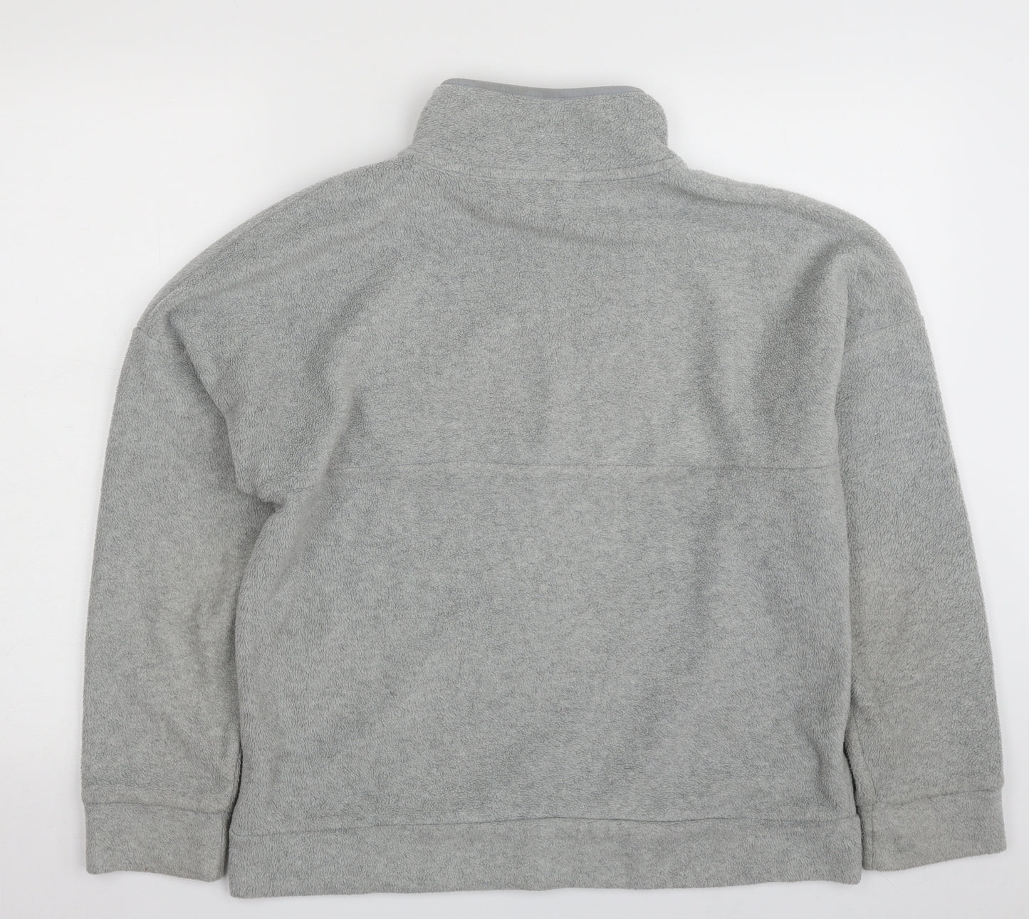 Primark Womens Grey  100% Polyester Pullover Sweatshirt Size 6  Zip - Size 6-8