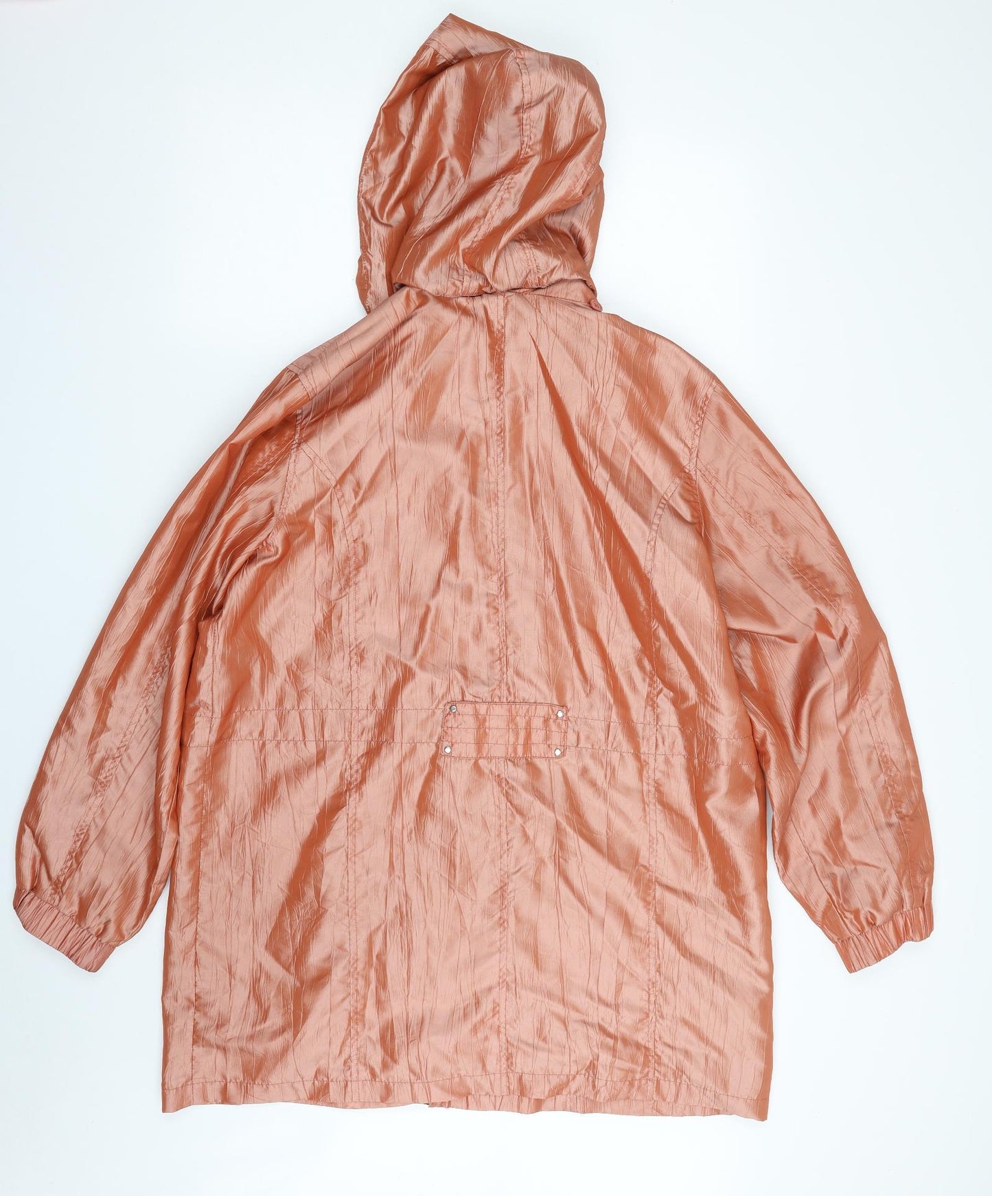 J B C Collection  Womens Orange   Jacket  Size 18  Zip