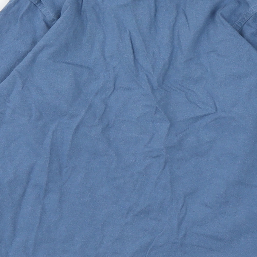 NEXT Boys Blue  100% Cotton Basic T-Shirt Size 5 Years Round Neck Pullover - Monkey