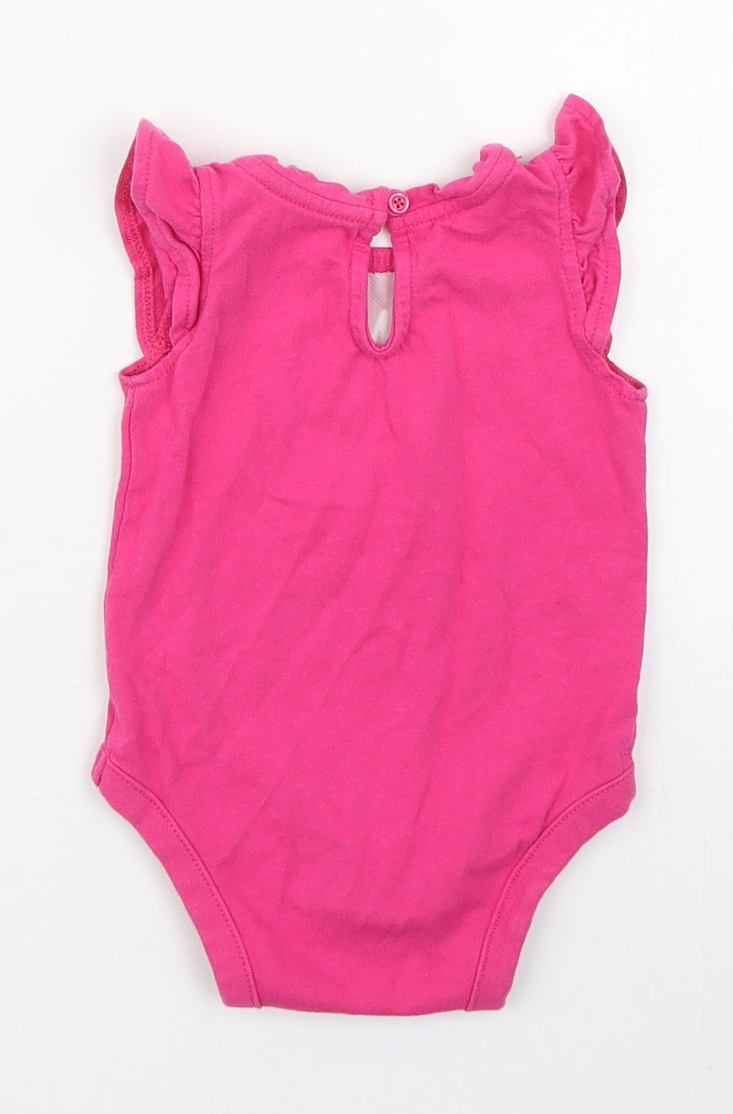 Gap Girls Pink  100% Cotton Babygrow One-Piece Size 3-6 Months  Button - Mummy is Queen Bee